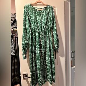 Green Polka Dot Dress
